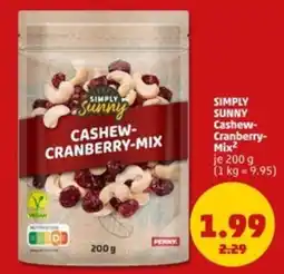 PENNY SIMPLY SUNNY Cashew- Cranberry- Mix Angebot