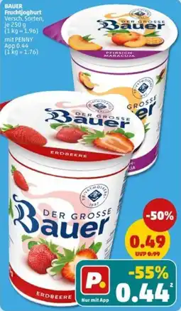 PENNY Bauer fruchtjoghurt Angebot