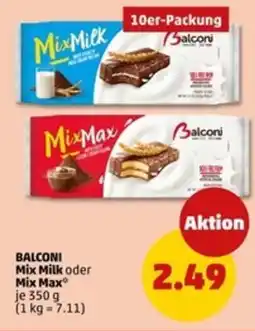 PENNY Balconi mix milk oder mix max Angebot