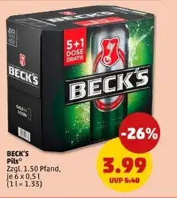 PENNY Beck's pils Angebot