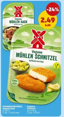 PENNY Rügenwalder mühle Veganes Hack o. Veganes Schnitzel Angebot
