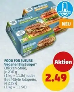 PENNY Food for future Veganer Big Burger Angebot