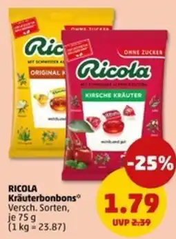 PENNY Ricola kräuterbonbons Angebot