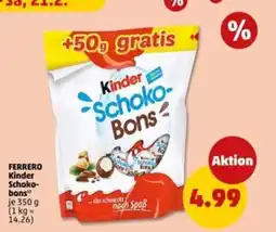 PENNY Ferrero kinder schoko bons Angebot