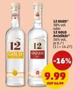 PENNY 12 ouzo oder 12 gold anislikör Angebot