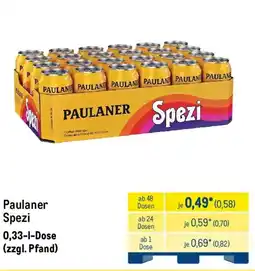METRO Paulaner Spezi Angebot