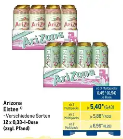 METRO Arizona Eistee Angebot