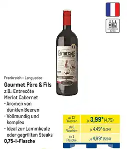 METRO Gourmet Père & Fils z.B.: Entrecôte Merlot Cabernet Angebot
