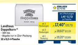 METRO Landhaus Doppelkorn Angebot