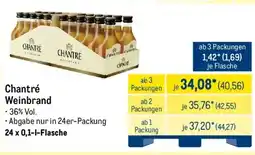 METRO Chantré Weinbrand Angebot