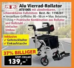 Norma Alu Vierrad-Rollator Angebot