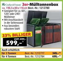 Norma 3er-Mülltonnenbox Angebot