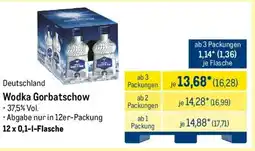 METRO Wodka Gorbatschow Angebot