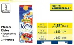 METRO Pfanner Eistee Angebot