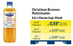 METRO Christinen Brunnen Multivitamin Angebot