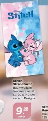 NETTO Stitch Strandtuch Angebot