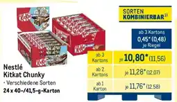 METRO Nestlé Kitkat Chunky Angebot