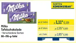 METRO Milka Tafelschokolade Angebot