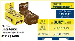 METRO M&M's Einzelbeutel Angebot