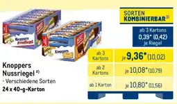 METRO Knoppers Nussriegel Angebot