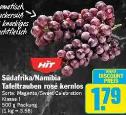 AEZ Südafrika/Namibia Tafeltrauben rosé kernlos Angebot