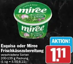 AEZ Exquisa oder Miree Frischkäsezubereitung Angebot