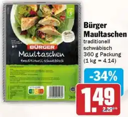 AEZ Bürger Maultaschen Angebot