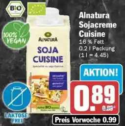 AEZ Alnatura Sojacreme Cuisine Angebot