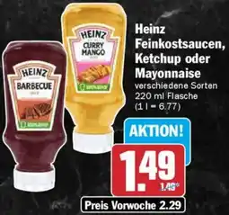AEZ Heinz Feinkostsaucen, Ketchup oder Mayonnaise Angebot
