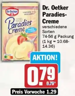 AEZ Dr. Oetker Paradies Creme Angebot