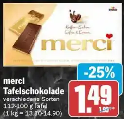 AEZ merci Tafelschokolade Angebot