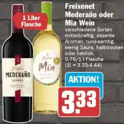 AEZ Freixenet Mederaño oder Mia Wein Angebot
