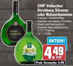 AEZ GWF Volkacher Kirchberg Silvaner oder Rebsortenweine Angebot