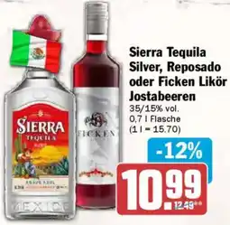 AEZ Sierra Tequila Silver, Reposado oder Ficken Likör Jostabeeren Angebot