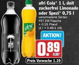 AEZ afri Cola, deit zuckerfrei Limonade oder Spezi Angebot
