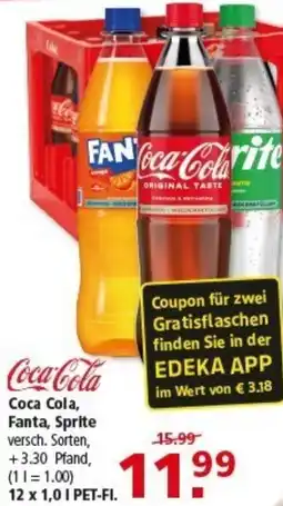 Multi Markt Coca Cola, Fanta, Sprite Angebot