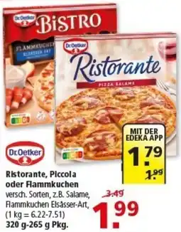 Multi Markt Dr.Oetker Ristorante, Piccola oder Flammkuchen Angebot