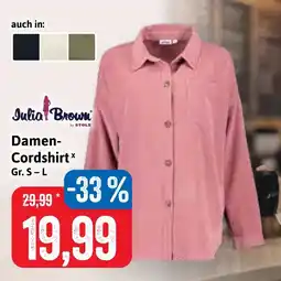 Stolz Julia Brown by STOLZ Damen- Cordshirt Angebot