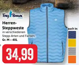 Stolz Tony Brown by STOLZ Herren- Steppweste Angebot