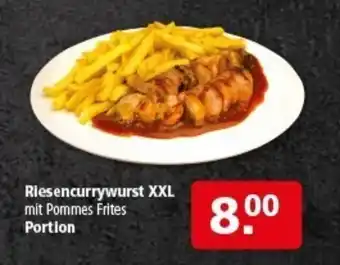 Multi Markt Riesencurrywurst XXL Angebot