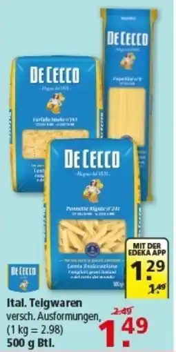 Multi Markt DE CECCO Ital. Teigwaren Angebot