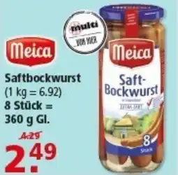 Multi Markt Meica Saftbockwurst Angebot