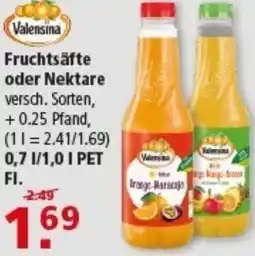 Multi Markt Valensina Fruchtsäfte oder Nektare Angebot
