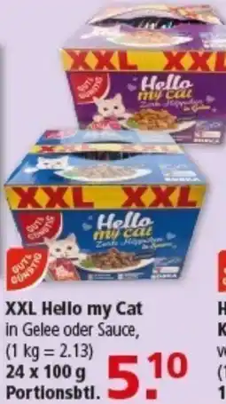 Multi Markt GUT&GUNSTIG XXL Hello my Cat Angebot