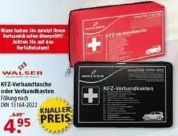Multi Markt WALSER KFZ-Verbandtasche oder Verbandkasten Angebot
