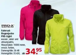 Multi Markt PRO-X elements Fahrrad- Regenjacke PXE-Light Angebot