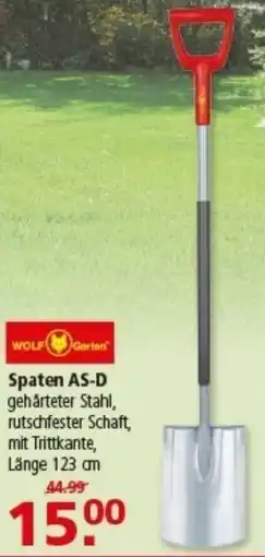 Multi Markt WOLF Garten Spaten AS-D Angebot