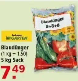Multi Markt IM GARTEN Blaudünger Angebot