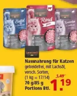 Multi Markt Nassnahrung für Katzen Angebot