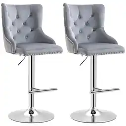 Netto Marken-Discount HOMCOM Barhocker-Set Polyester(100%), Stahl, Schaumstoff Angebot